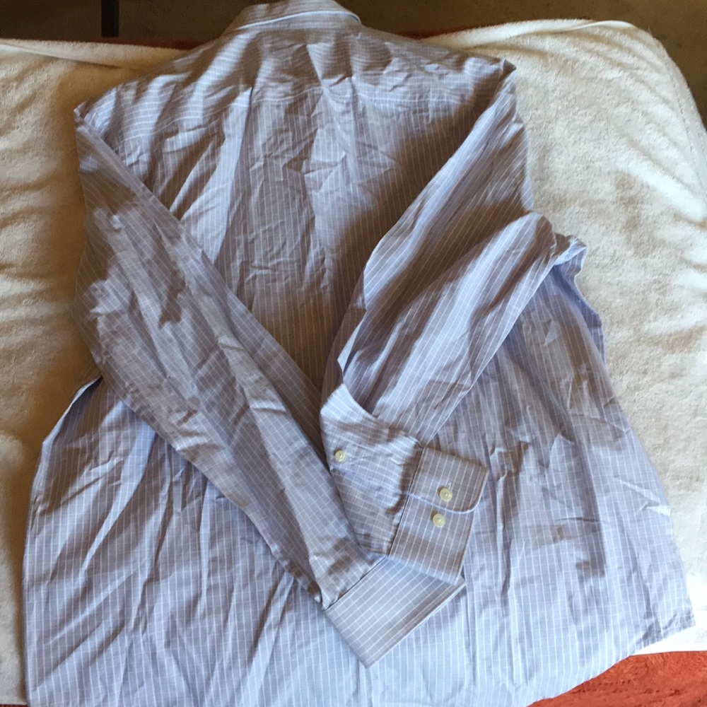 😎 NWT Men’s Perry Ellis dress shirt size L - Picture 6 of 6